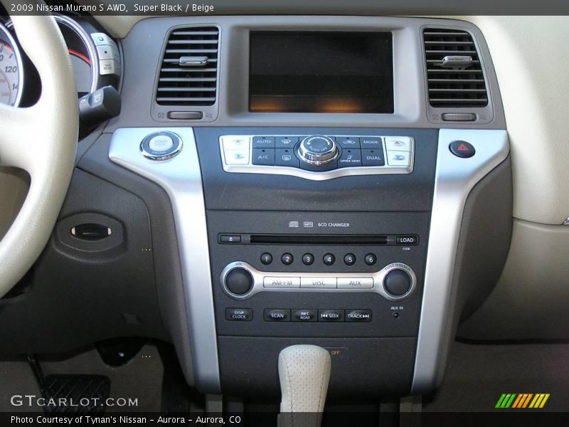 Super Black / Beige 2009 Nissan Murano S AWD