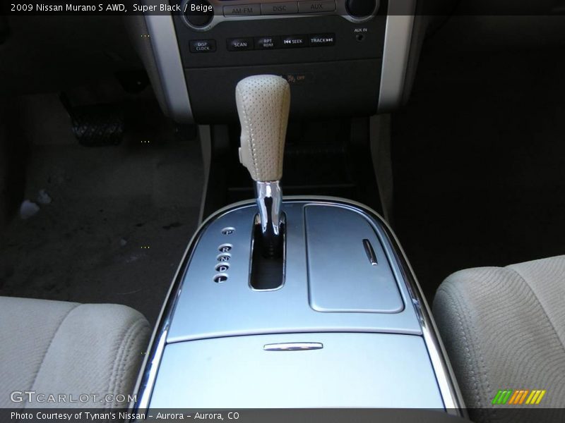 Super Black / Beige 2009 Nissan Murano S AWD