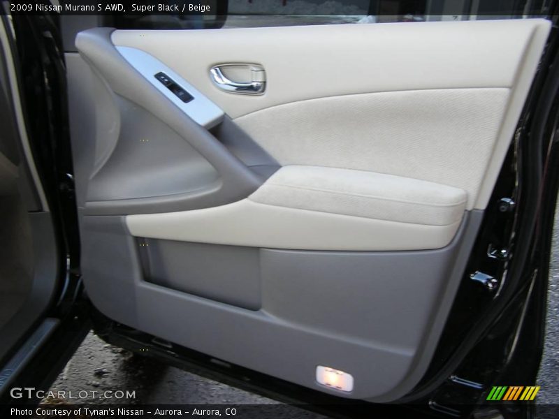 Super Black / Beige 2009 Nissan Murano S AWD