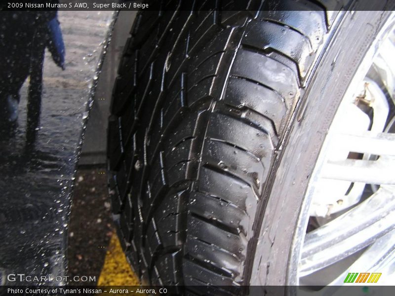 Super Black / Beige 2009 Nissan Murano S AWD
