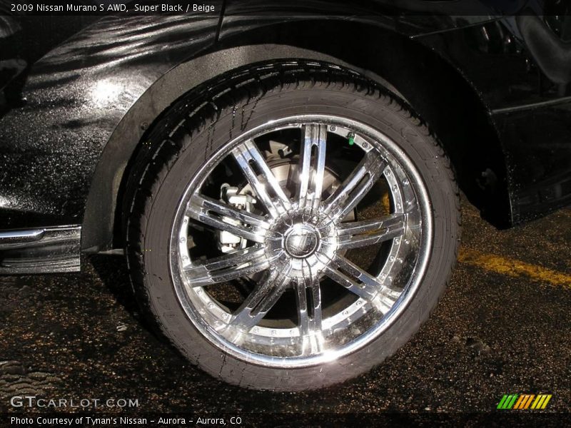 Super Black / Beige 2009 Nissan Murano S AWD