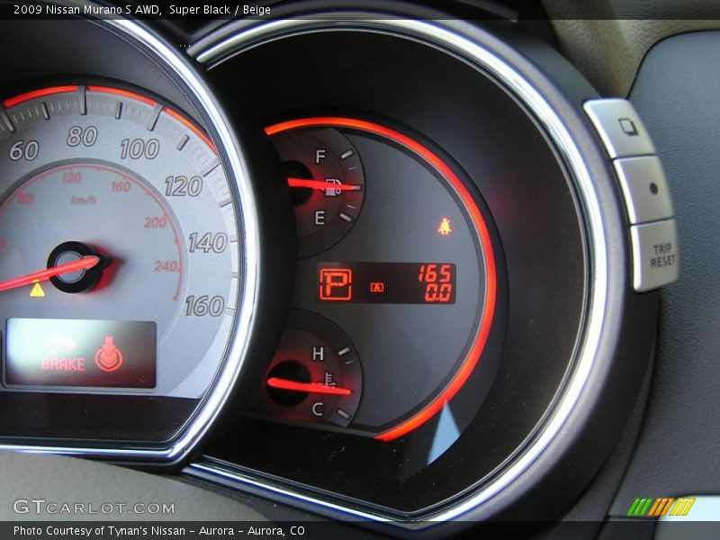 Super Black / Beige 2009 Nissan Murano S AWD