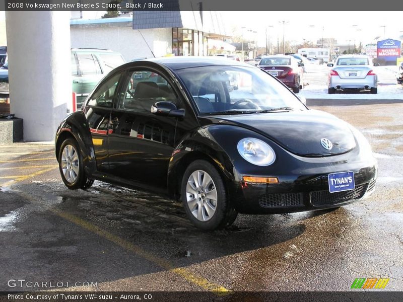 Black / Black 2008 Volkswagen New Beetle S Coupe