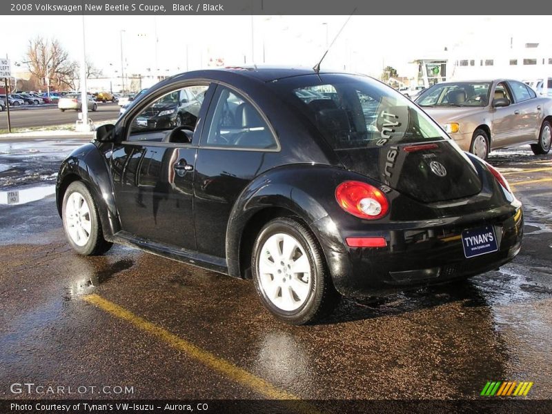 Black / Black 2008 Volkswagen New Beetle S Coupe