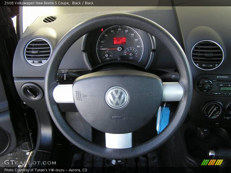 Black / Black 2008 Volkswagen New Beetle S Coupe