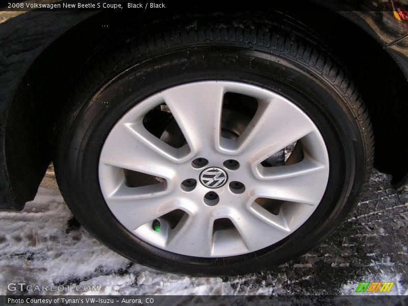 Black / Black 2008 Volkswagen New Beetle S Coupe