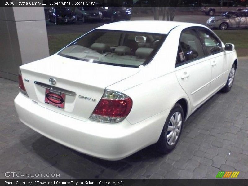 Super White / Stone Gray 2006 Toyota Camry LE