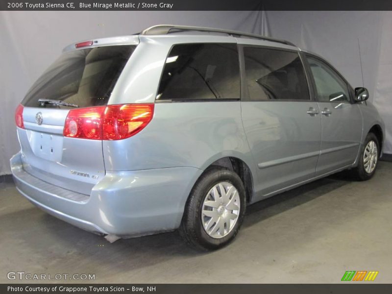 Blue Mirage Metallic / Stone Gray 2006 Toyota Sienna CE