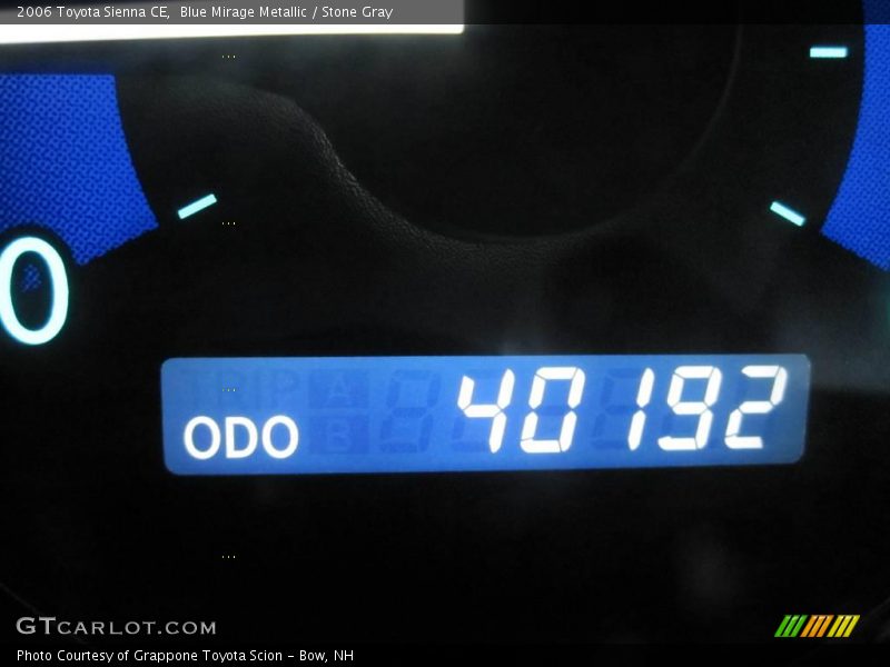 Blue Mirage Metallic / Stone Gray 2006 Toyota Sienna CE