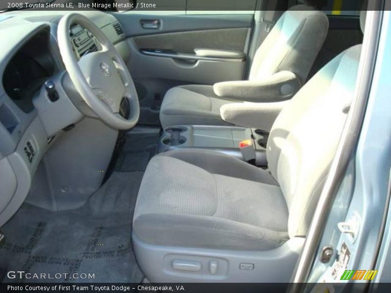 Blue Mirage Metallic / Stone 2008 Toyota Sienna LE