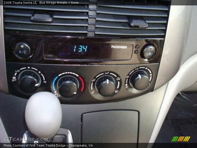 Blue Mirage Metallic / Stone 2008 Toyota Sienna LE