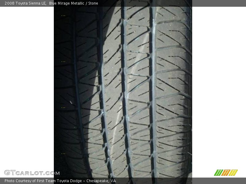 Blue Mirage Metallic / Stone 2008 Toyota Sienna LE