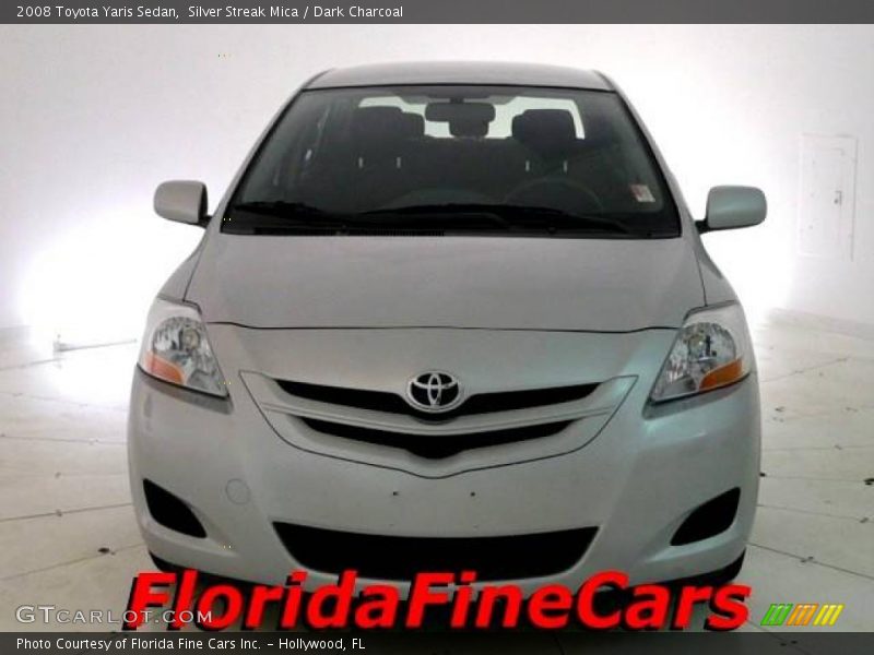 Silver Streak Mica / Dark Charcoal 2008 Toyota Yaris Sedan