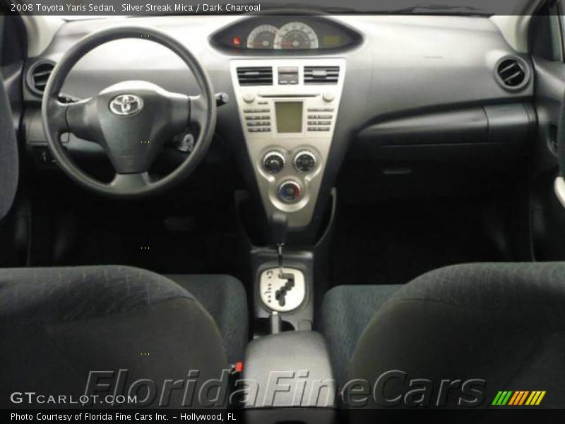 Silver Streak Mica / Dark Charcoal 2008 Toyota Yaris Sedan