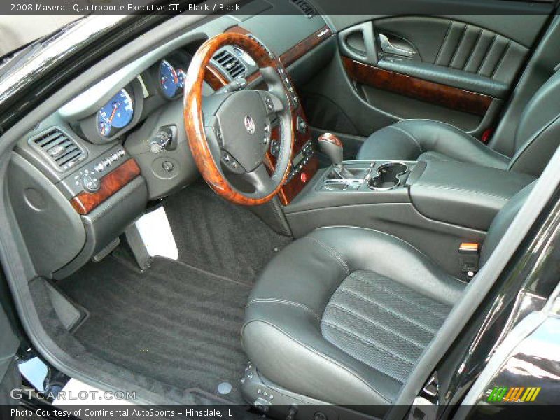 Black / Black 2008 Maserati Quattroporte Executive GT