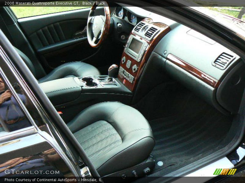 Black / Black 2008 Maserati Quattroporte Executive GT