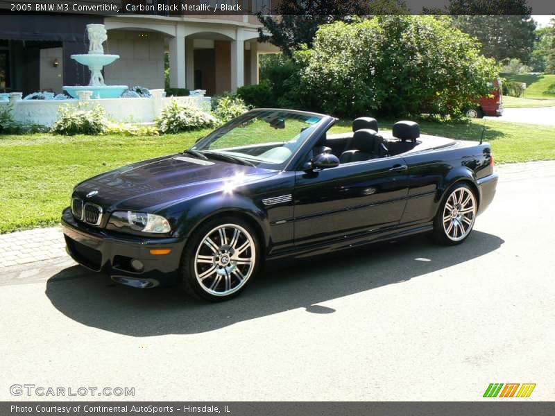 Carbon Black Metallic / Black 2005 BMW M3 Convertible
