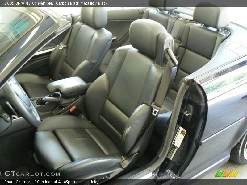 Carbon Black Metallic / Black 2005 BMW M3 Convertible