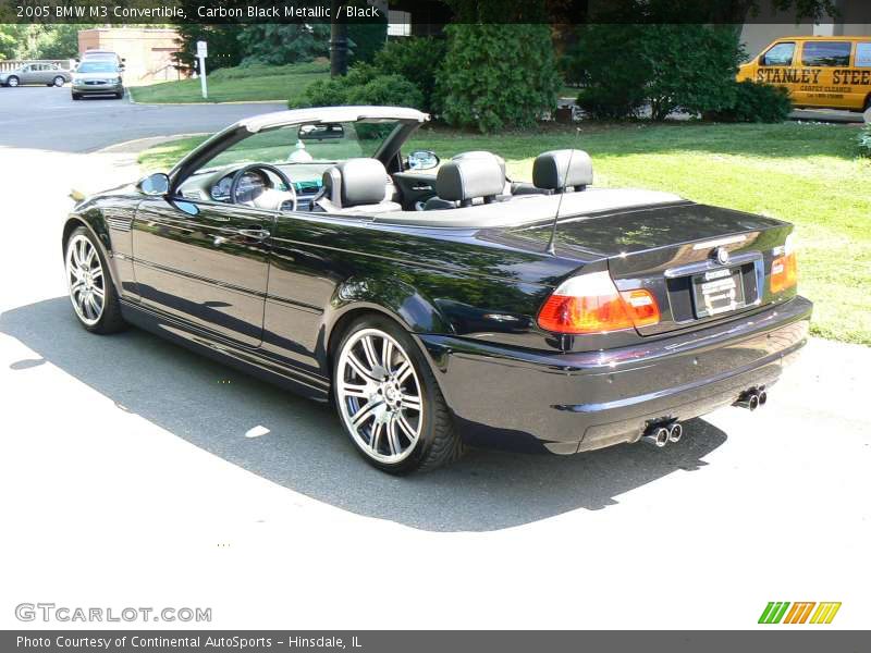 Carbon Black Metallic / Black 2005 BMW M3 Convertible
