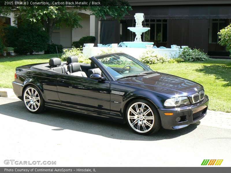 Carbon Black Metallic / Black 2005 BMW M3 Convertible