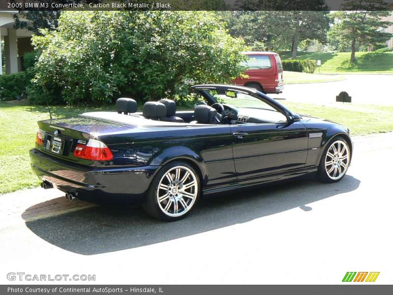 Carbon Black Metallic / Black 2005 BMW M3 Convertible