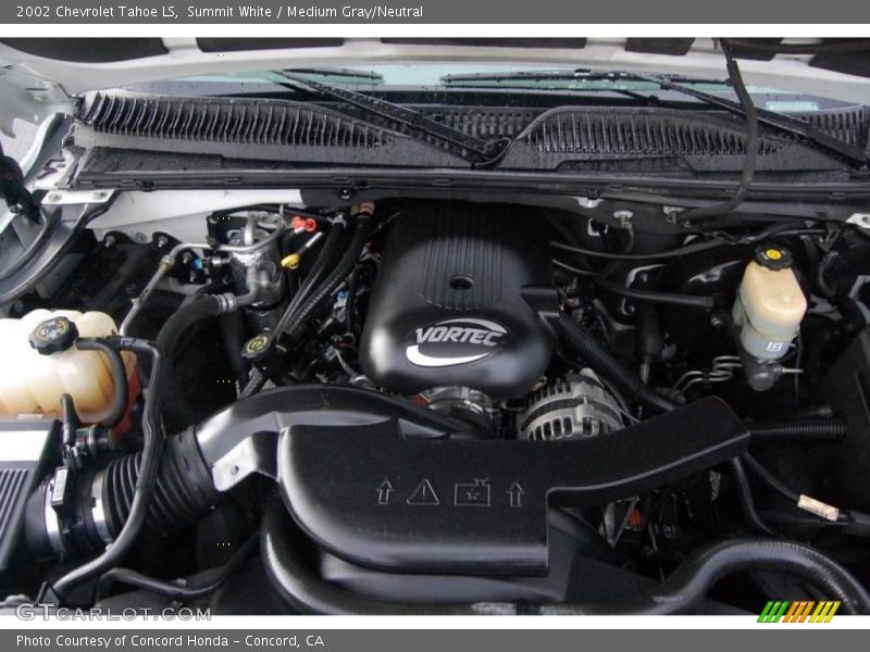 Summit White / Medium Gray/Neutral 2002 Chevrolet Tahoe LS