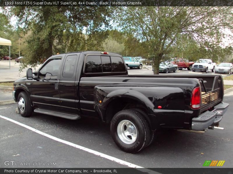 Black / Medium Graphite 1999 Ford F350 Super Duty XLT SuperCab 4x4 Dually