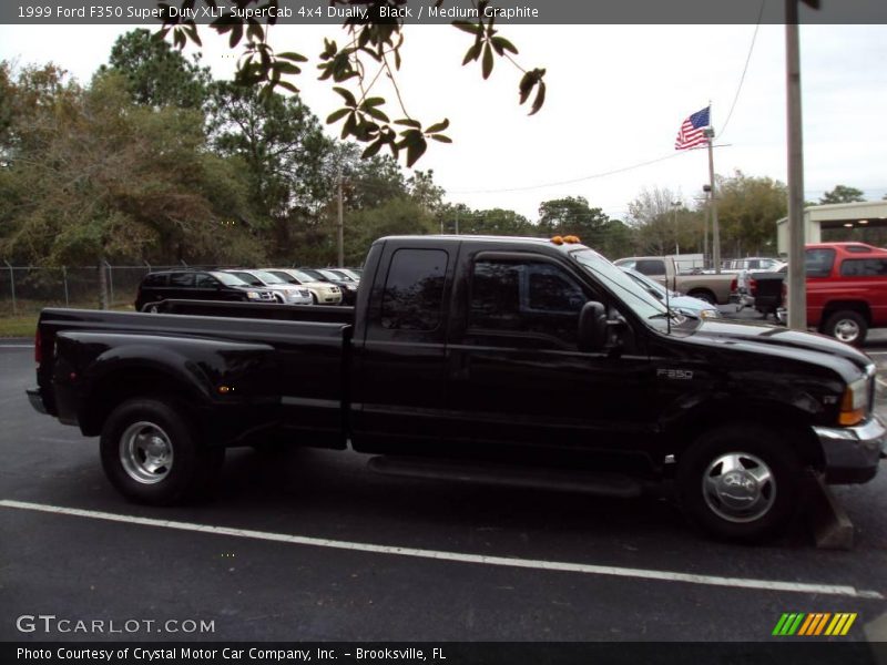 Black / Medium Graphite 1999 Ford F350 Super Duty XLT SuperCab 4x4 Dually