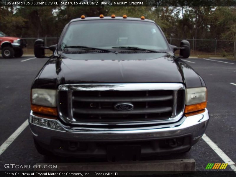 Black / Medium Graphite 1999 Ford F350 Super Duty XLT SuperCab 4x4 Dually