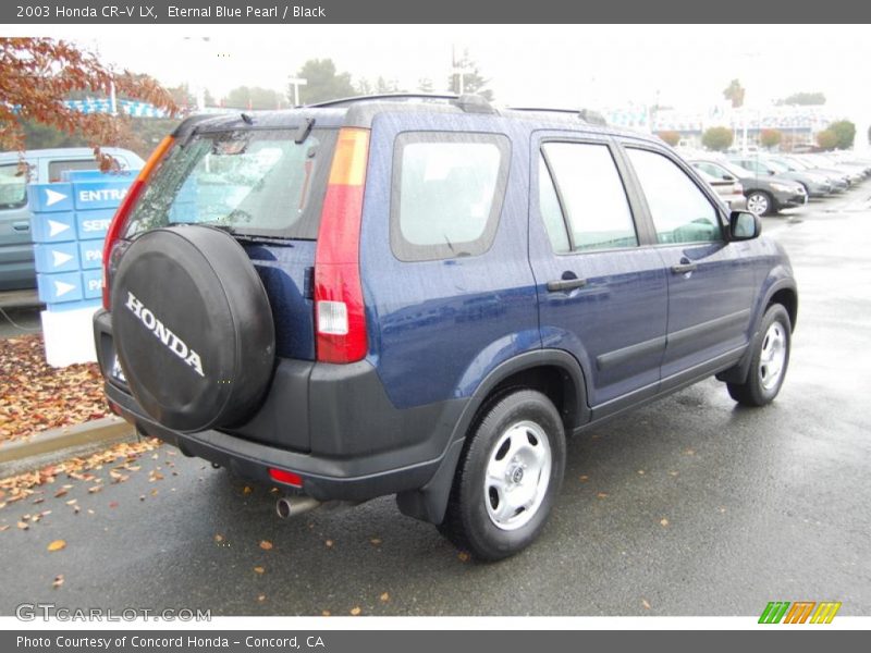 Eternal Blue Pearl / Black 2003 Honda CR-V LX