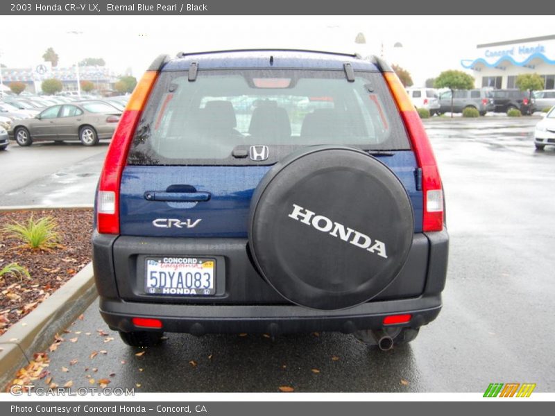 Eternal Blue Pearl / Black 2003 Honda CR-V LX