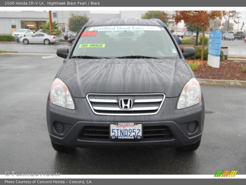 Nighthawk Black Pearl / Black 2006 Honda CR-V LX