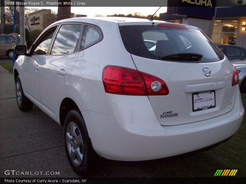 Phantom White / Gray 2009 Nissan Rogue S