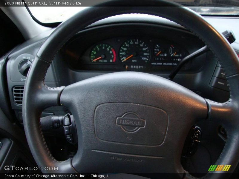 Sunset Red / Slate 2000 Nissan Quest GXE
