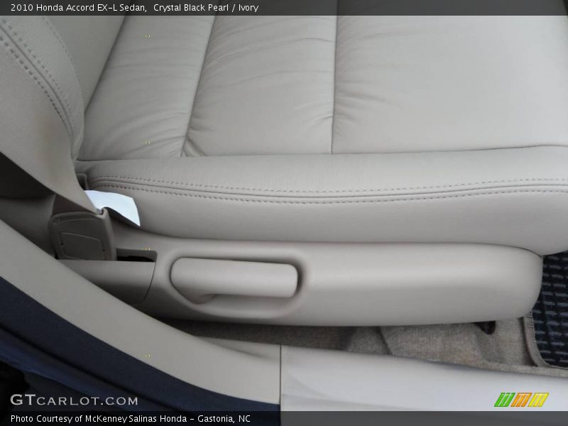Crystal Black Pearl / Ivory 2010 Honda Accord EX-L Sedan