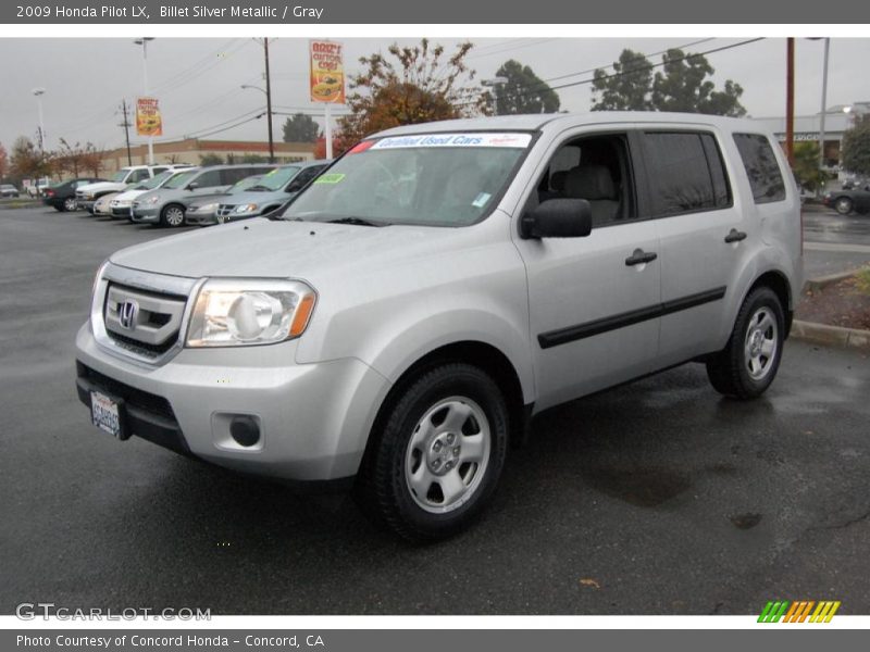 Billet Silver Metallic / Gray 2009 Honda Pilot LX