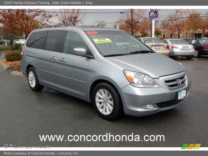 Slate Green Metallic / Gray 2006 Honda Odyssey Touring