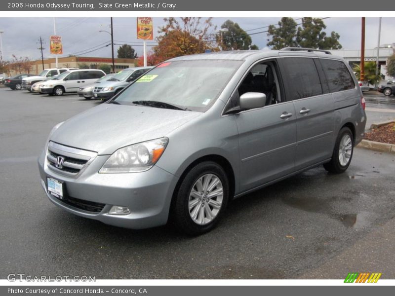 Slate Green Metallic / Gray 2006 Honda Odyssey Touring