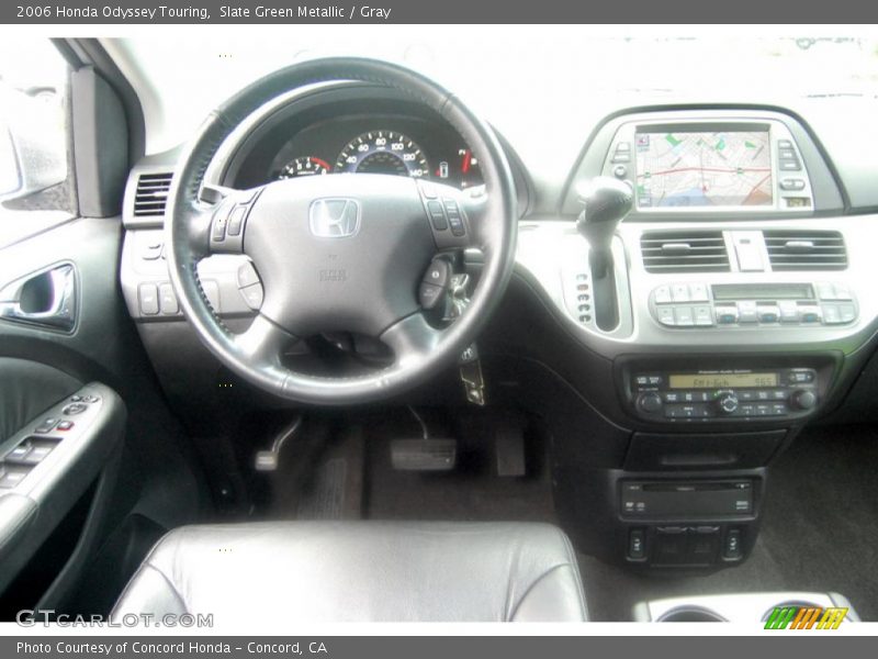 Slate Green Metallic / Gray 2006 Honda Odyssey Touring
