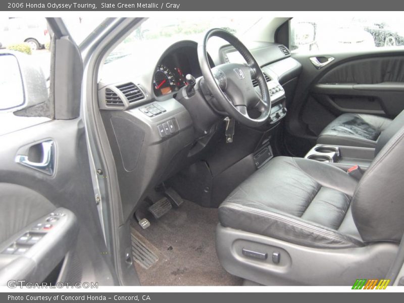 Slate Green Metallic / Gray 2006 Honda Odyssey Touring