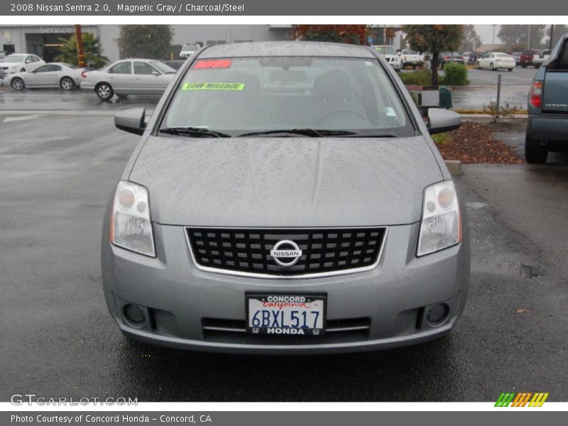 Magnetic Gray / Charcoal/Steel 2008 Nissan Sentra 2.0