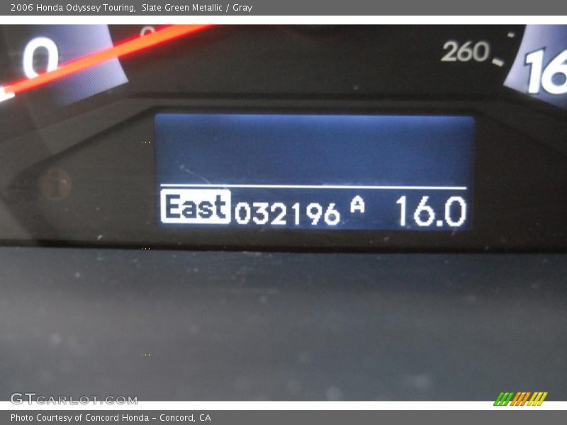 Slate Green Metallic / Gray 2006 Honda Odyssey Touring