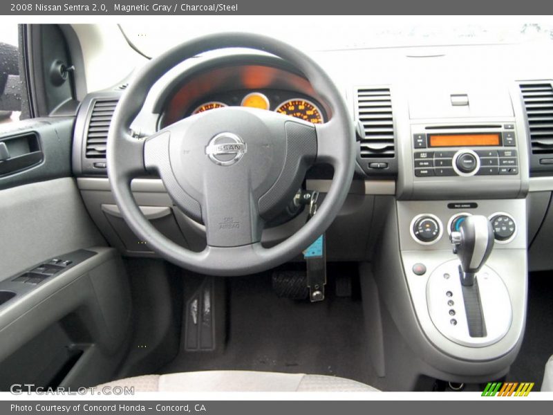 Magnetic Gray / Charcoal/Steel 2008 Nissan Sentra 2.0