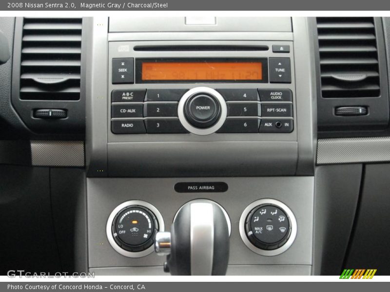 Magnetic Gray / Charcoal/Steel 2008 Nissan Sentra 2.0