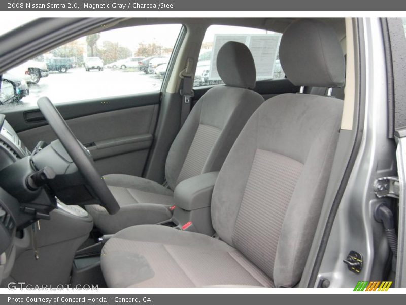 Magnetic Gray / Charcoal/Steel 2008 Nissan Sentra 2.0