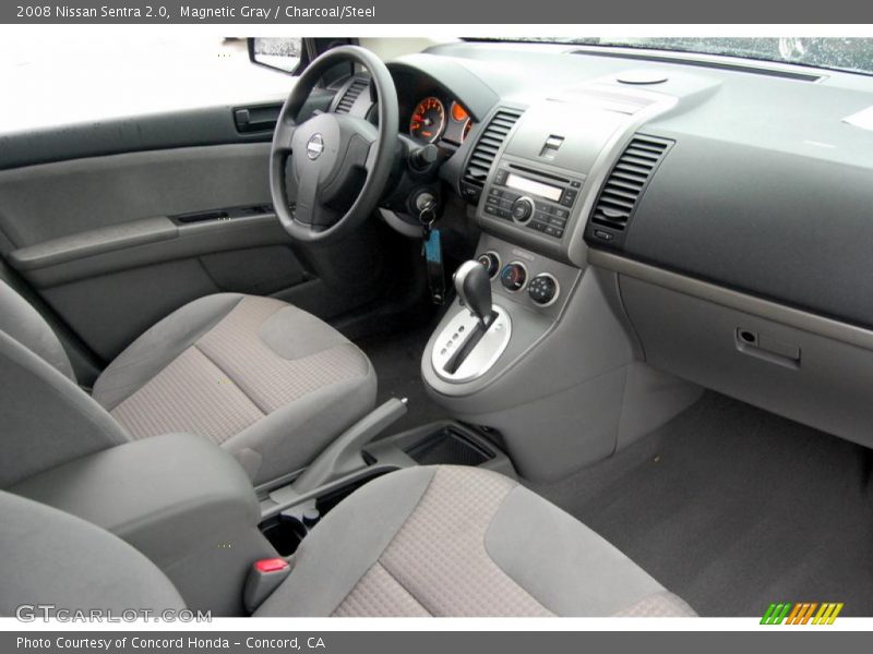 Magnetic Gray / Charcoal/Steel 2008 Nissan Sentra 2.0