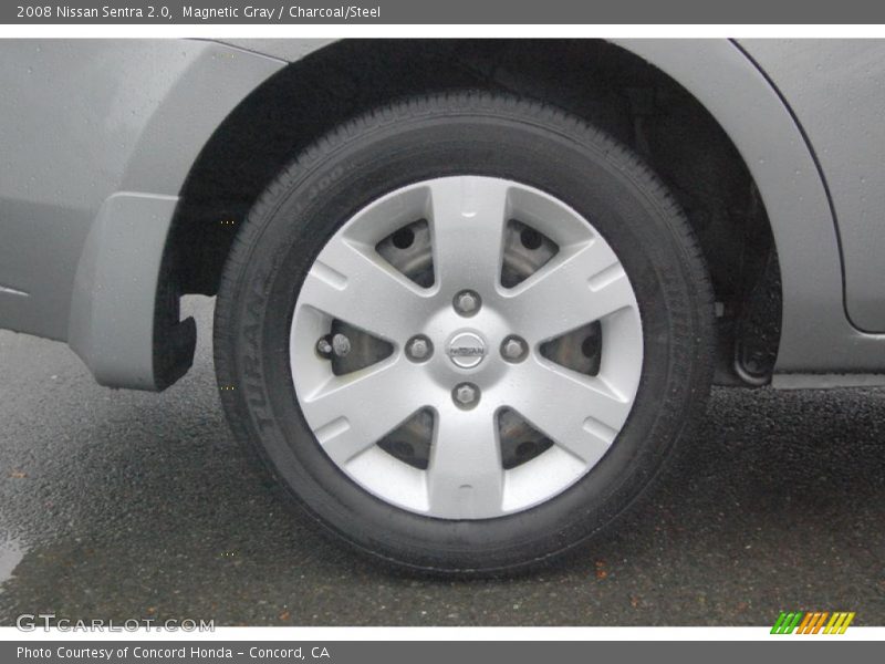 Magnetic Gray / Charcoal/Steel 2008 Nissan Sentra 2.0