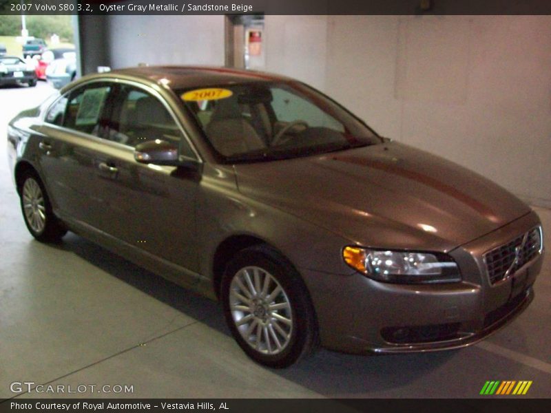 Oyster Gray Metallic / Sandstone Beige 2007 Volvo S80 3.2
