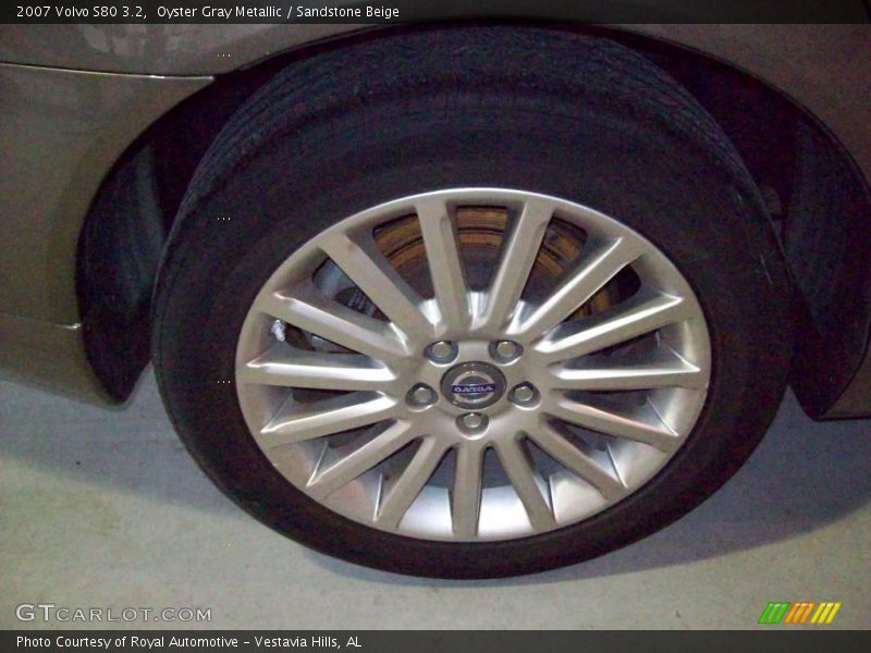 Oyster Gray Metallic / Sandstone Beige 2007 Volvo S80 3.2