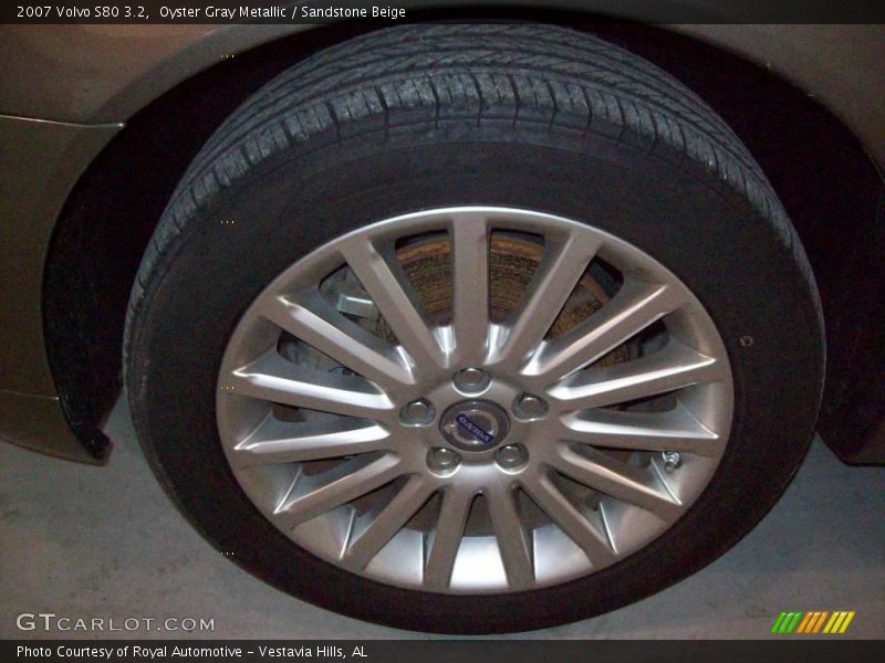 Oyster Gray Metallic / Sandstone Beige 2007 Volvo S80 3.2